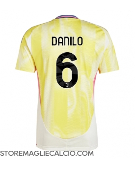 Juventus Danilo Luiz #6 Maglia Gara Trasferta Repliche 2024-25 Maniche Corte